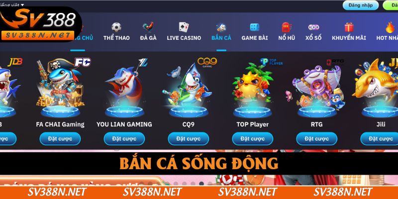 Sân chơi bắn cá sống động, khám phá đại dương rộng lớn Sân chơi bắn cá sống động, khám phá đại dương rộng lớn