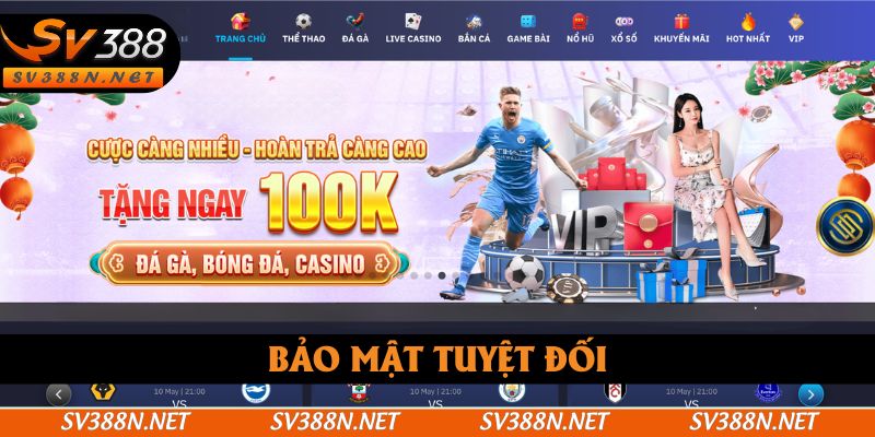Nhà cái SV388 sở hữu công nghệ bảo mật ấn tượng Nhà cái SV388 sở hữu công nghệ bảo mật ấn tượng